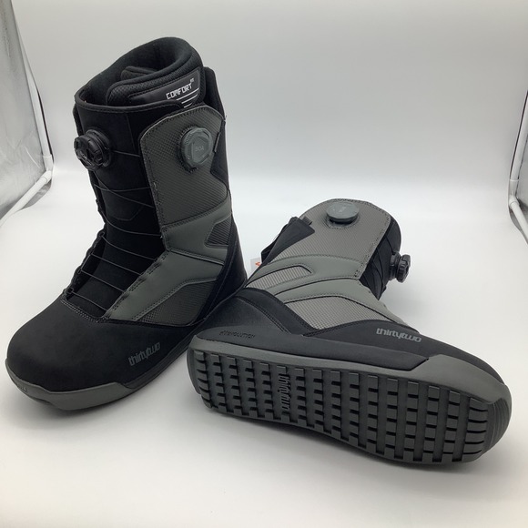 ThirtyTwo 32 STW Double BOA Black Charcoal 2025 Snowboard Boots Mens US 10.5 NWT - Picture 1 of 10